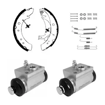 Kit de freins arrière (prémontés) DELPHI