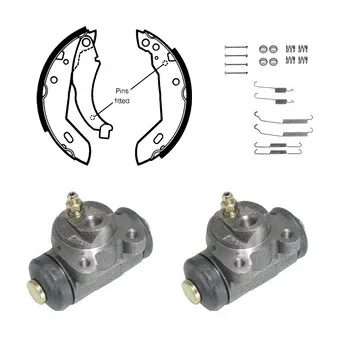 Kit de freins arrière (prémontés) DELPHI