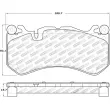 Jeu de 4 plaquettes de frein avant STOPTECH 309.12910 - Visuel 3