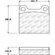 Jeu de 4 plaquettes de frein avant STOPTECH 309.00310 - Visuel 2