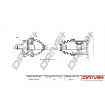 Arbre de transmission Dr!ve+