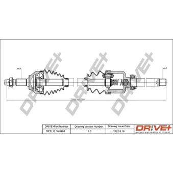 Arbre de transmission Dr!ve+