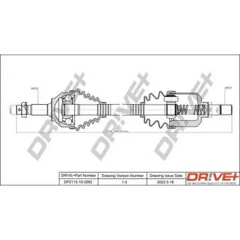 Arbre de transmission Dr!ve+