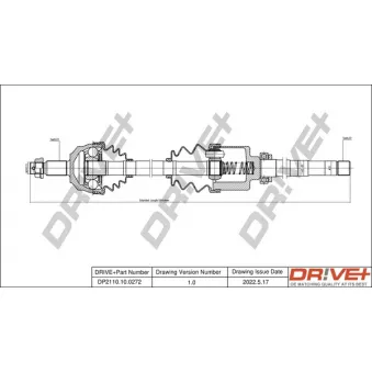 Arbre de transmission Dr!ve+