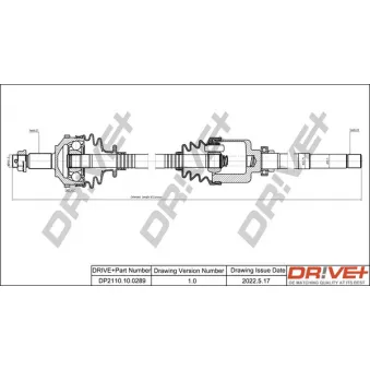 Arbre de transmission Dr!ve+