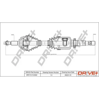 Arbre de transmission Dr!ve+ DP2110.10.0302