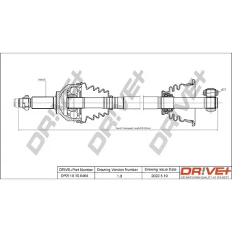 Arbre de transmission Dr!ve+ DP2110.10.0464