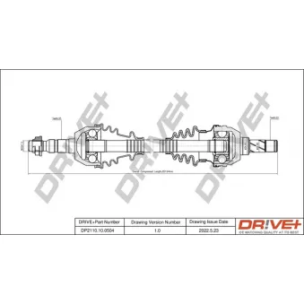 Arbre de transmission Dr!ve+