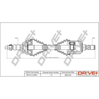 Arbre de transmission Dr!ve+ DP2110.10.0507
