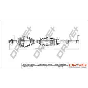 Arbre de transmission Dr!ve+