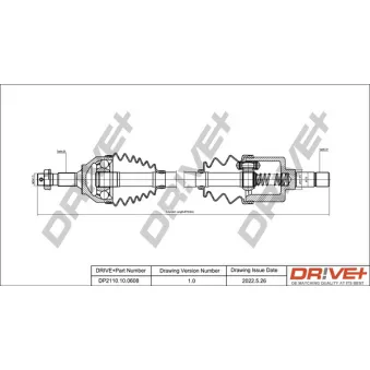 Arbre de transmission Dr!ve+