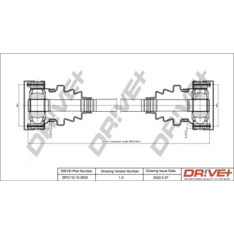 Arbre de transmission Dr!ve+