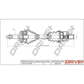 Arbre de transmission Dr!ve+ DP2110.10.0655