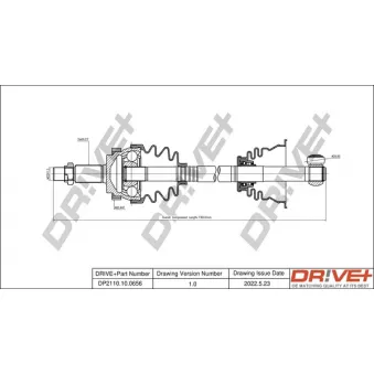 Arbre de transmission Dr!ve+ DP2110.10.0656