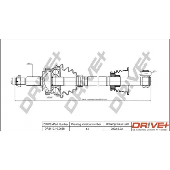 Arbre de transmission Dr!ve+ DP2110.10.0658