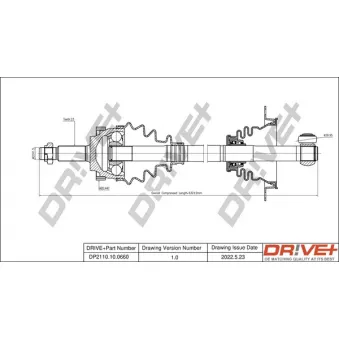 Arbre de transmission Dr!ve+