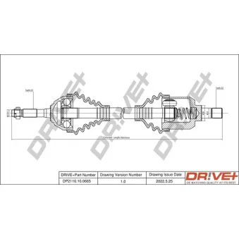 Arbre de transmission Dr!ve+