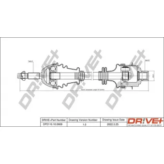 Arbre de transmission Dr!ve+ DP2110.10.0669