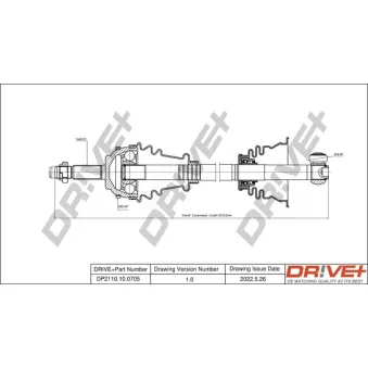 Arbre de transmission Dr!ve+