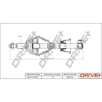 Arbre de transmission Dr!ve+