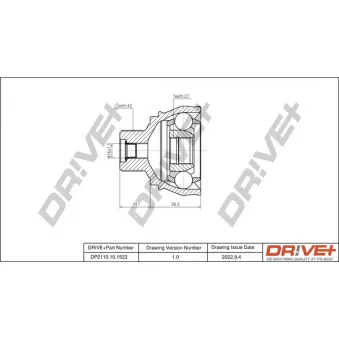 Embout de cardan avant (kit de réparation) Dr!ve+ DP2110.10.1523