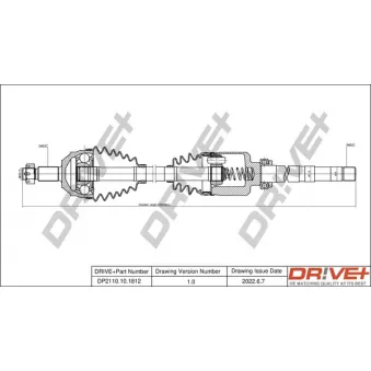 Arbre de transmission Dr!ve+ DP2110.10.1812