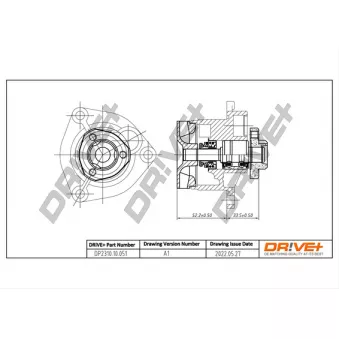 Pompe à eau, refroidissement du moteur Dr!ve+ DP2310.10.051