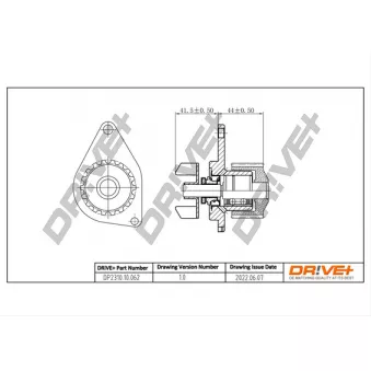 Pompe à eau, refroidissement du moteur Dr!ve+ DP2310.10.062