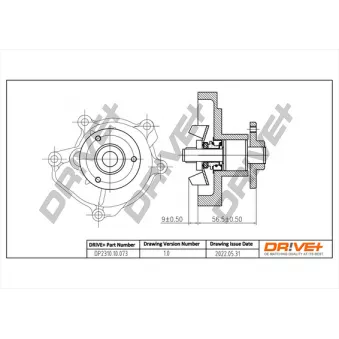 Pompe à eau, refroidissement du moteur Dr!ve+