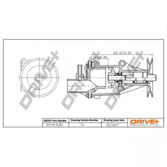 Pompe à eau, refroidissement du moteur Dr!ve+ DP2310.10.082