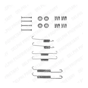 Kit d'accessoires, mâchoire de frein DELPHI LY1031