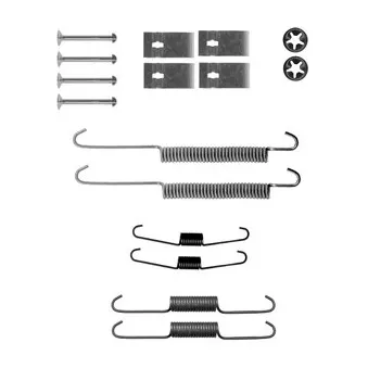 Kit d'accessoires, mâchoire de frein DELPHI LY1337