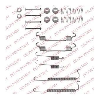 Kit d'accessoires, mâchoire de frein DELPHI LY1357