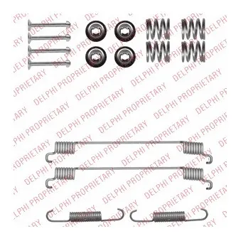 Kit d'accessoires, mâchoire de frein DELPHI LY1365