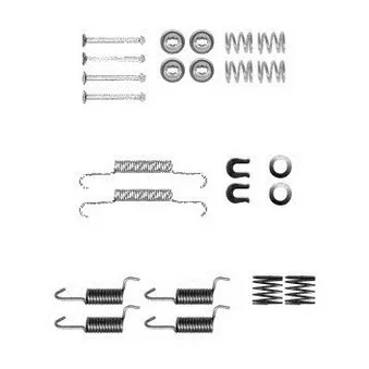 Kit d'accessoires, mâchoires de frein de stationnement DELPHI LY1367