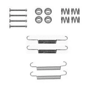 Kit d'accessoires, mâchoires de frein de stationnement DELPHI