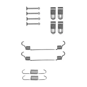 Kit d'accessoires, mâchoires de frein de stationnement DELPHI LY1400