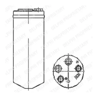 Filtre déshydratant, climatisation DELPHI TSP0175289