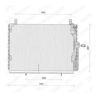 Condenseur, climatisation DELPHI TSP0225039