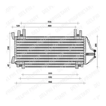 Condenseur, climatisation DELPHI TSP0225060