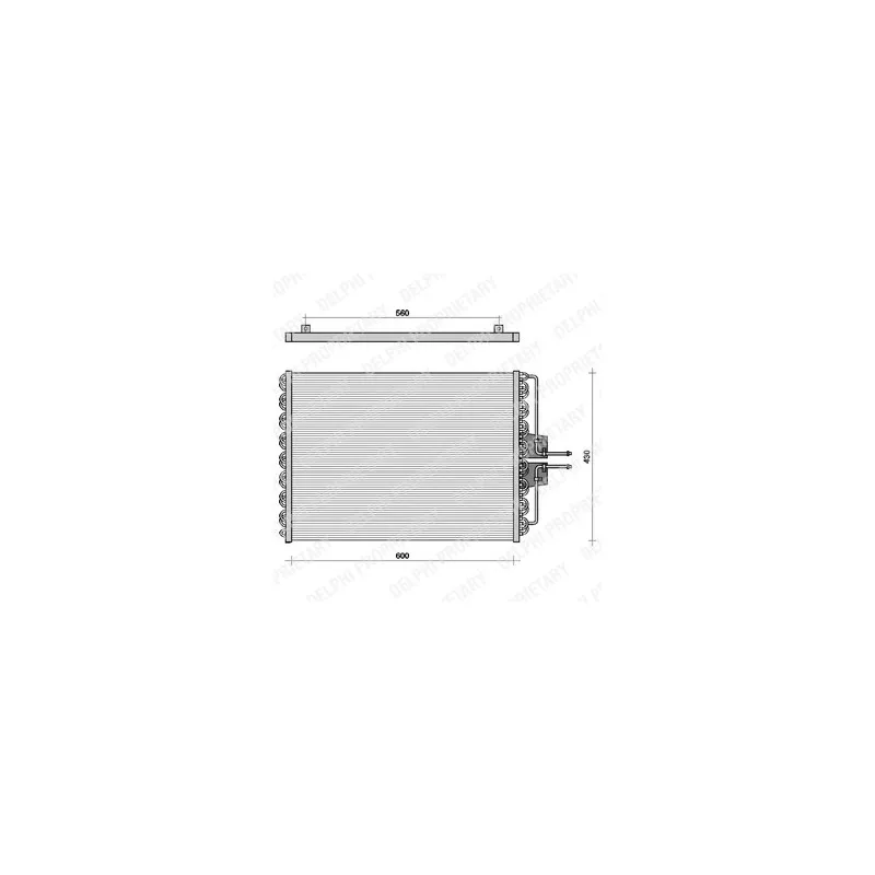 Condenseur, climatisation DELPHI TSP0225061