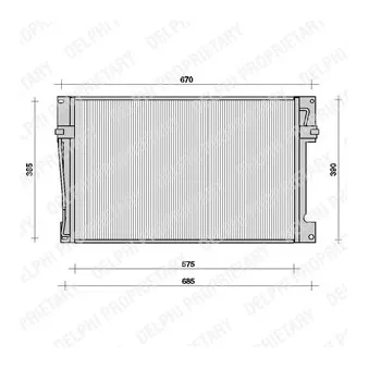 Condenseur, climatisation DELPHI TSP0225078