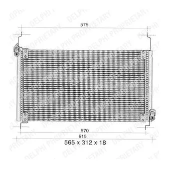 Condenseur, climatisation DELPHI TSP0225259