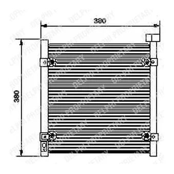 Condenseur, climatisation DELPHI TSP0225422