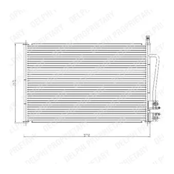 Condenseur, climatisation DELPHI TSP0225459