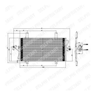 Condenseur, climatisation DELPHI TSP0225535