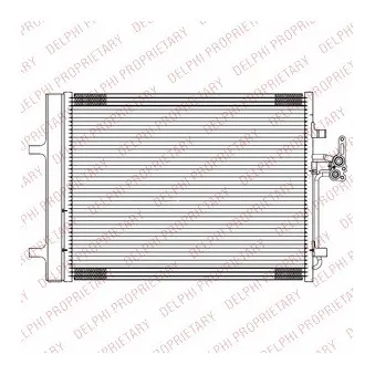 Condenseur, climatisation DELPHI TSP0225689