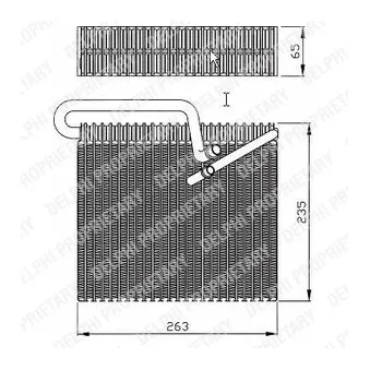 Evaporateur climatisation DELPHI TSP0525148