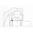 Embout de cardan avant (kit de réparation) LÖBRO 304691 - Visuel 2