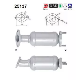 Catalyseur AS 25137